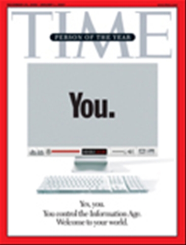 time magazine logo. Time Magazine named YOU,