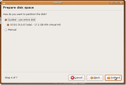 [image - Installer Prepare Disk Space]