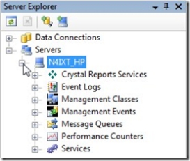 [Pic of Server Explorer]